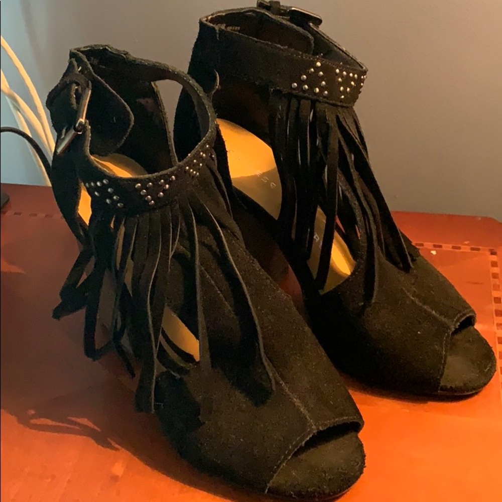 Chinese Laundry Fringe Booties